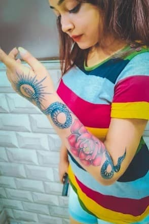 Custom tattoo design 14 by Soniya, female tattoo artist in Behala, Kolkata